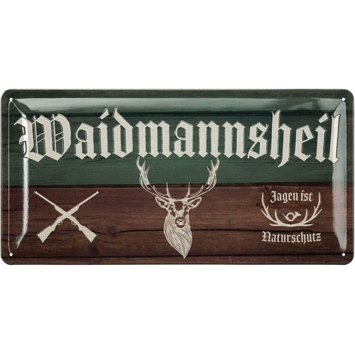 Jäger blechschild retro - jäger,