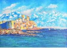 Meereslandschaft Öl