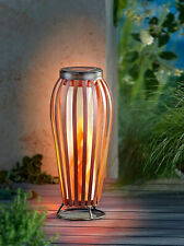 Solar-Dekoleuchte Flame - Outdoor, Solarlaterne für außen mit Flammeneffekt