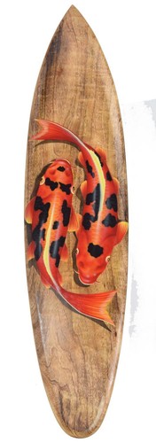 Koi fisch surfboard 100cm - fisch, deko