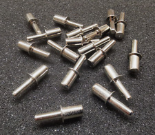 Bodenträger Regalbodenträger Regalstift für 3mm Bohrung- Glanzoberfläche 18 St.