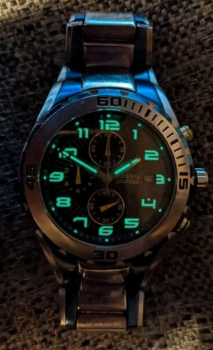 Fossil blue 2471 herren - blue,
