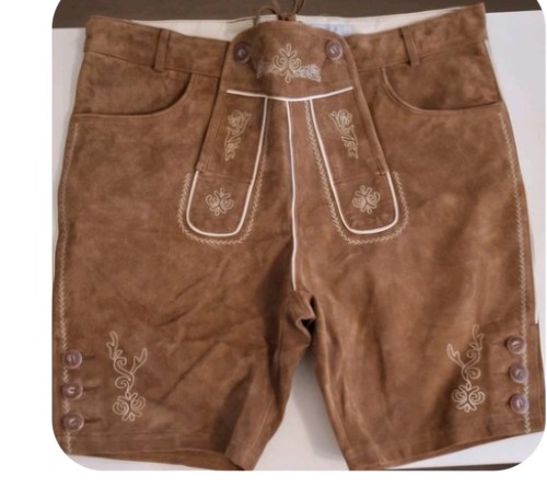 Trachtenlederhose herren kurz - trachtenlederhose,
