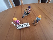 PLAYMOBIL Saxophone Musik Sängerin Keyboard Motorrad Zubehör Sehr Guter Zustand