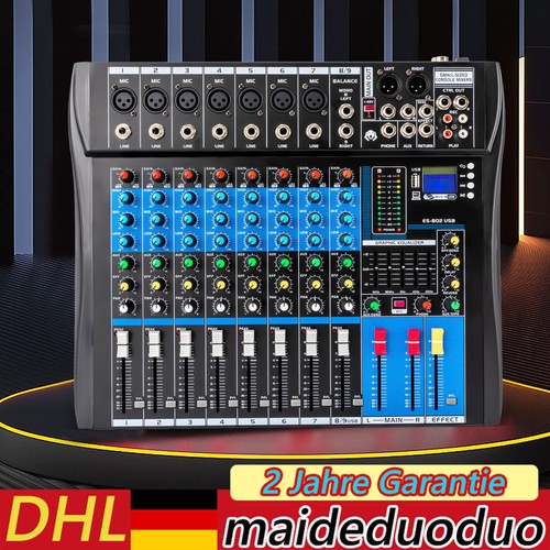 Kanal audio mischpult - 8,