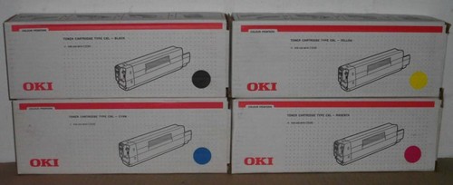 Oki toner set - 4, für
