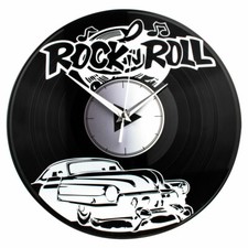 Original-Schallplatten-Wanduhr "Rockabilly"