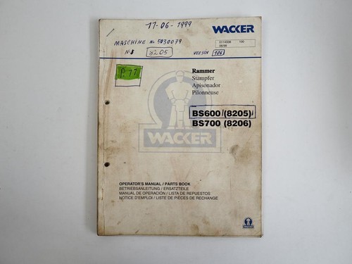 Wacker bs600 bs700 - wacker,