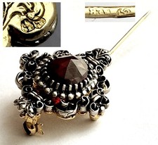 Antike Granat Brosche Granaten