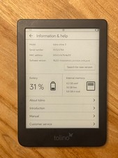 Tolino Shine 3 8GB schwarz eBook Reader