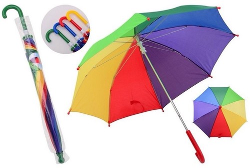 Kinder regenschirm bunt - kinder,