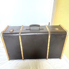 Vulkanfiber Reisekoffer 84x49x32 cm Reisekoffer  Vintage Oldtimer Antik 1900