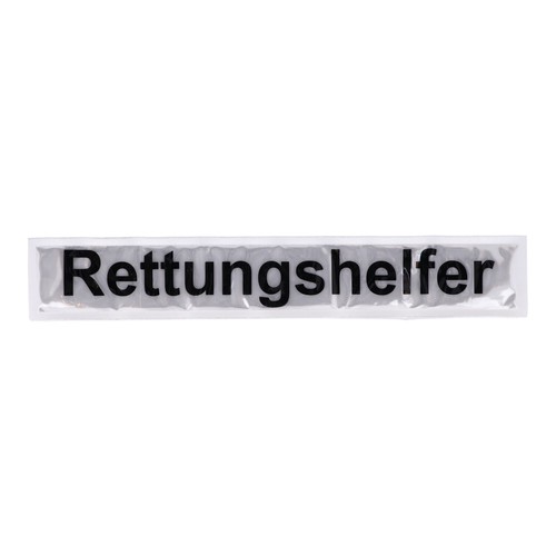 Rückenschild rettungshelfer - rettungshelfer,