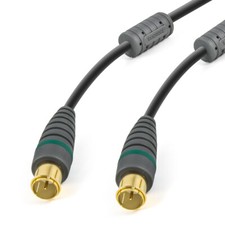 F-Quick Schnellstecker Sat Kabel F-Stecker Sat Antennenkabel Modem Internet 4K +