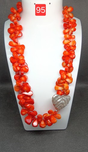 Vintage korallenkette - vintage,