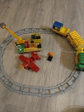 LEGO Duplo Eisenbahn Super Set 5609 mit Kran Und Flugzeug