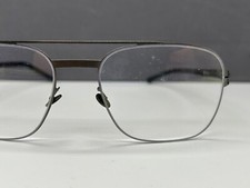 ic Berlin Brille Herren grau Eckig Titan T118 matt groß L XL Pilot NP:699€ slate