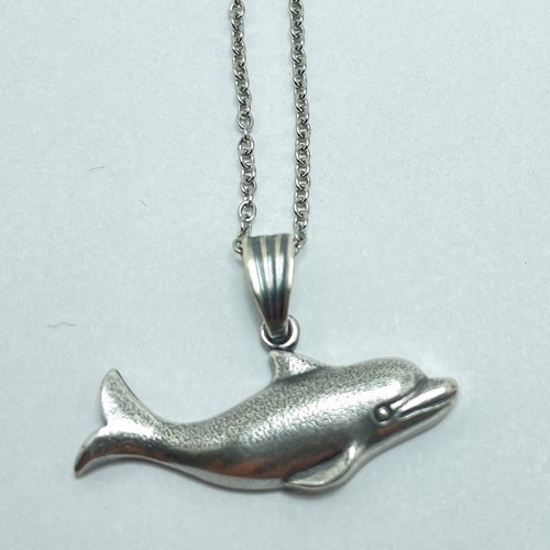 Collier kette mit delphin - mit,
