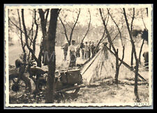 Foto, WK2, Russlandfeldzug, Sdt., Motorrad und Zelt in der Protzenstellung, L05L