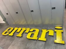 Großes originales Ferrari Sign Schriftzug Leuchtreklame Neon