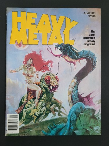 Heavy metal april 1981 adult - 1981.,