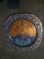 Weihnachtsteller In Glas 1980 Limitierte Kunstreihen Handdekoriert Rosenthal