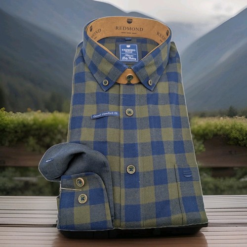 Redmond langarm hemd xxl - ,