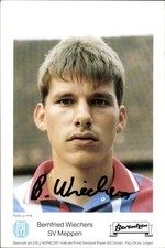 Autogrammkarte Fußballer Bernfried Wiechers, SV Meppen, Autogramm - 11359603