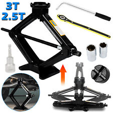 2,5T/3T PROFI WAGENHEBER SCHERENWAGENHEBER LIFT FÜR PKW/SUV/MPV mit Handkurbel