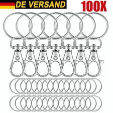 100x Schlüsselringe