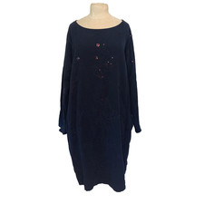 💙 Damen Feincord Kleid Blau