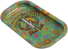 Black Leaf Rolling Tray