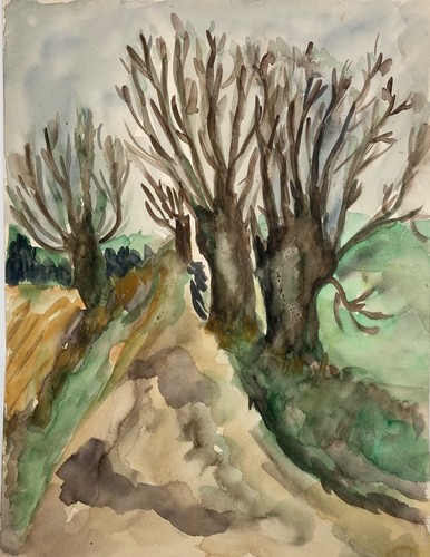 Aquarell hedwig holtz sommer - aquarell, holtz-sommer