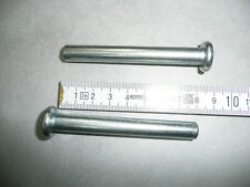 Steckbolzen Ø 10 x 80 mm Sicherungsbolzen Fom A ähnl. ISO 2341 Bolzen mit Kopf