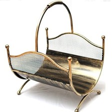 DIXIE STORE Kaminholzkorb, Holzkorb aus Metall für Kaminholz