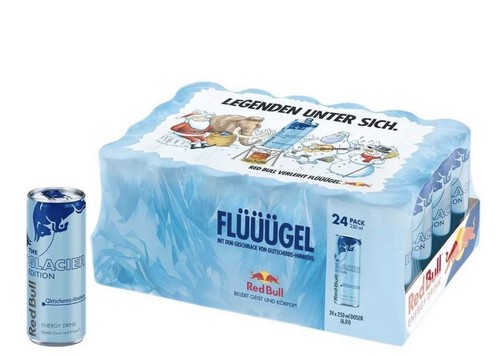 Red bull the glacier - red,