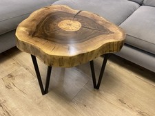 Couchtisch Walnuss Epoxidharz