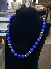 MASSIVE HALSKETTE AUS LAPIS