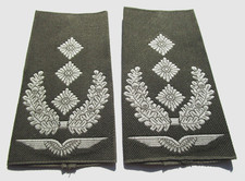 Rangabzeichen Luftwaffe Oberst weiß/oliv Bw Schulter Klappen Schlaufen Stücke