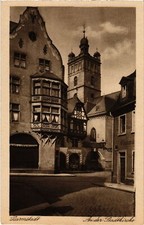CPA AK DARMSTADT An der Stadtkirche GERMANY (1417114)
