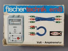 Fischertechnik em8 Volt-Amperemeter ohne Kabel mit OVP Made in Germany