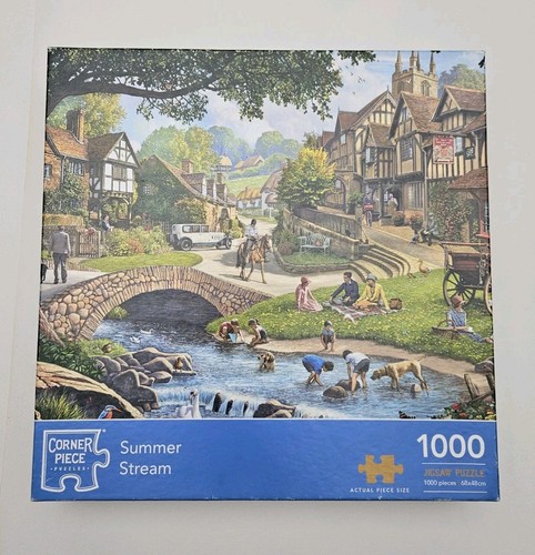 Corner piece summer stream - corner,