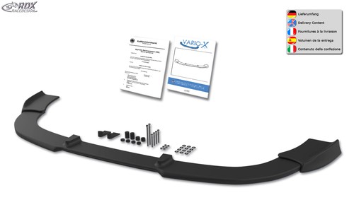 Rdx frontspoilerlippe vario - rdx, vario-x