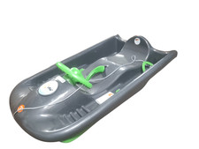 Lenkschlitten KHW Rennrodel Lenkbob Rodel Snow Flyer anthrazit/grün – NEU