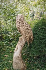 Holz eule geschenk - holz,