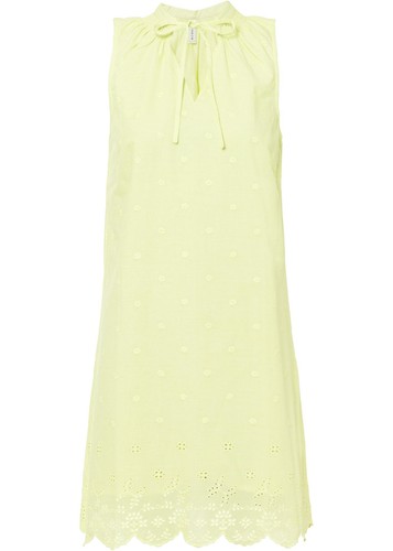 Kleid mit lochstickerei 42 - lochstickerei,