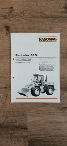 Hanomag 35d radlader original - 35d,