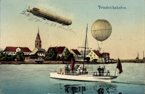 Friedrichshafen am - ak,