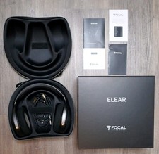 Focal Elear Over Ear Kopfhörer Offen Schwarz Silber in gutem Zustand