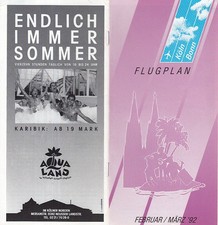 [m09] Flugplan / Timetable - Flughafen / Airport Köln / Bonn - März - 1992